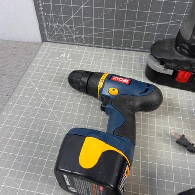 Lot of Batteries and Cordless Tools 