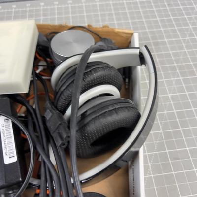 Wireless Speakes, Head phones, Misc. LOT