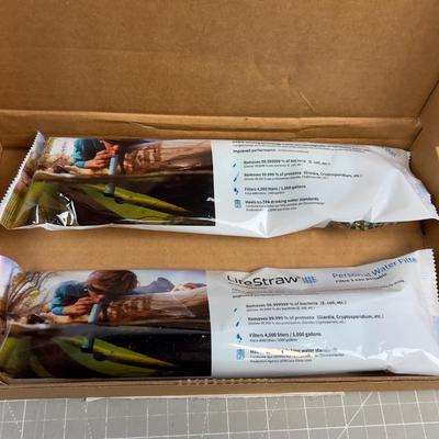 Pack of 2 LIFE Straws Brand New