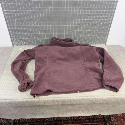 Columbia XL Women's Fleece Jacket Plumb, like New