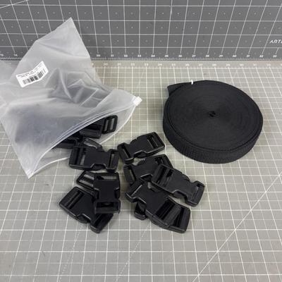 Strapping with Buckles; for DIY, Repair, Etc. 