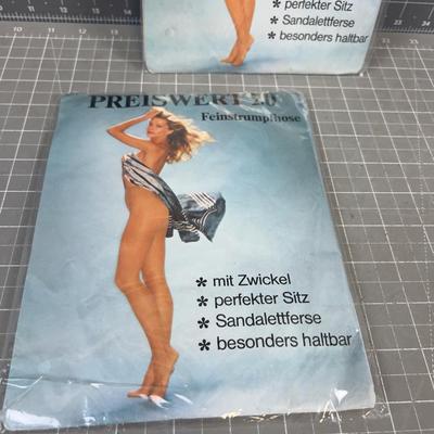 2 pair of new VINTAGE Women's Nylon from GERMANY 