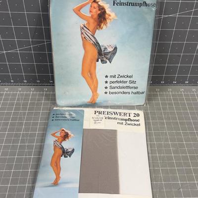 2 pair of new VINTAGE Women's Nylon from GERMANY 