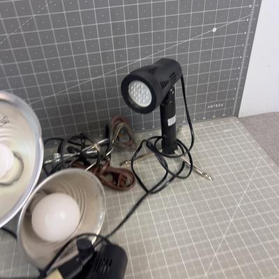 4 Lights; 2 Halogens and 2 Clip Ons 