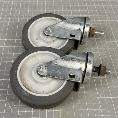 2 Heavy Duty 5" Casters 