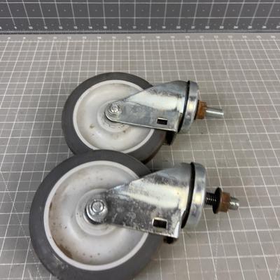 2 Heavy Duty 5" Casters 