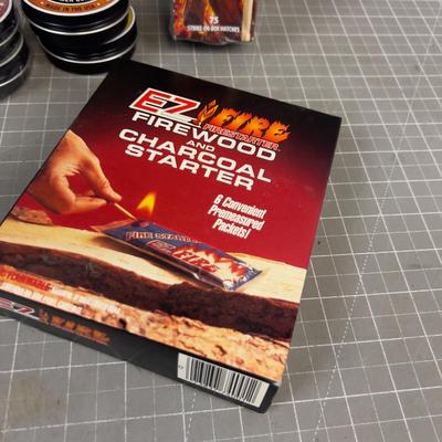Fire Making Stuff: Matches and Starter