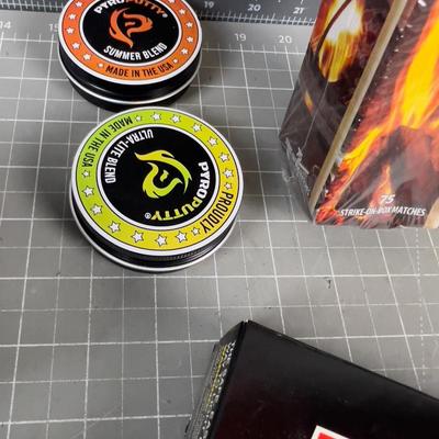 Fire Making Stuff: Matches and Starter