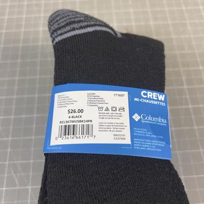 Columbia Women's BLACK SOCKS New