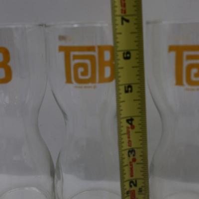 Vintage TAB Soda Drinking Glasses (4)