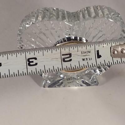 Waterford Crystal Time Pieces Heart Shaped Clock