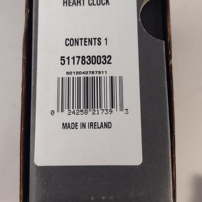 Waterford Crystal Time Pieces Heart Shaped Clock