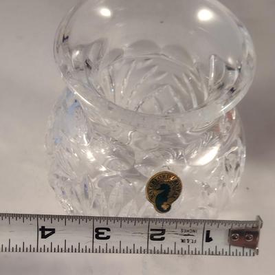 Waterford Crystal 1998 Mother's Day Vase with Flowers