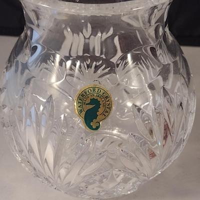 Waterford Crystal 1998 Mother's Day Vase with Flowers