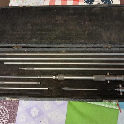 Vintage Starrett Inside Micrometer Set – USA Made in Original Case