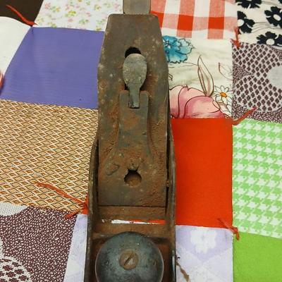 Vintage Wood & Cast Iron Bench Plane –