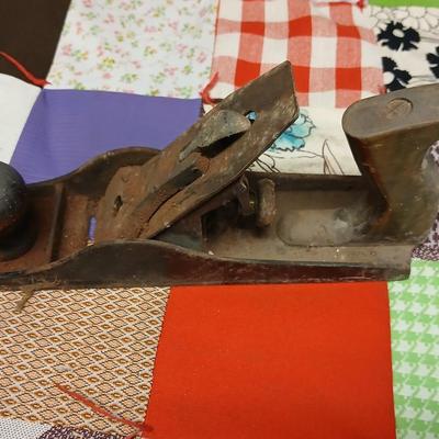 Vintage Wood & Cast Iron Bench Plane –