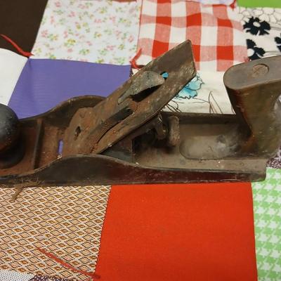 Vintage Wood & Cast Iron Bench Plane –