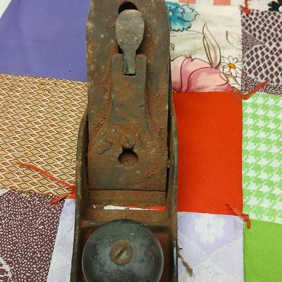 Vintage Wood & Cast Iron Bench Plane –