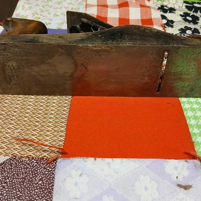 Vintage Wood & Cast Iron Bench Plane –