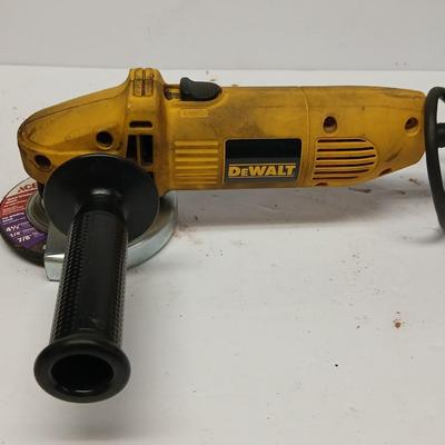 DeWalt DW400 4-1/2" Angle Grinder – 10,000 RPM, Corded, Works