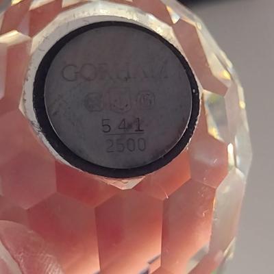 Gorham Crystal Faceted Egg Shaped Paper Weight- Limited Edition 380/2500