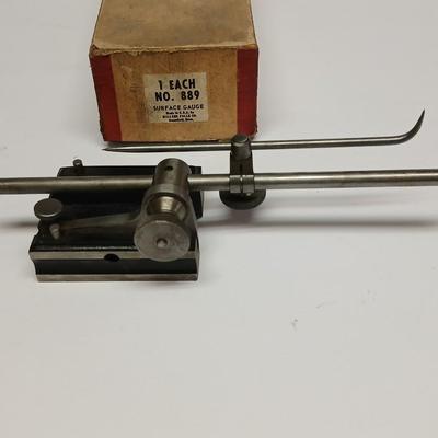 Vintage Millers Falls No. 889 Surface Gauge – Machinist Layout Tool w/ Original Box