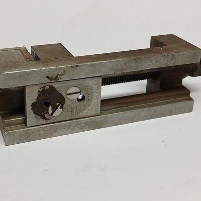 Small Precision Machinist Vise – Hardened Steel, Screw-Type, Vintage