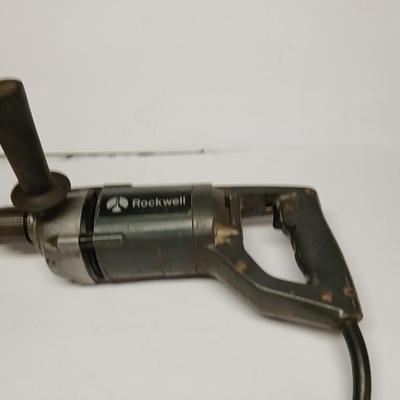 Vintage Rockwell 1/2” Reversing Drill – Model 1191, 750 RPM, Heavy-Duty USA-Made