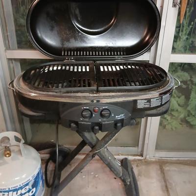 Coleman RoadTrip Portable Propane Grill with Full Blue Rhino Tank