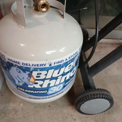 Coleman RoadTrip Portable Propane Grill with Full Blue Rhino Tank