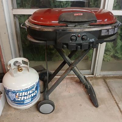 Coleman RoadTrip Portable Propane Grill with Full Blue Rhino Tank