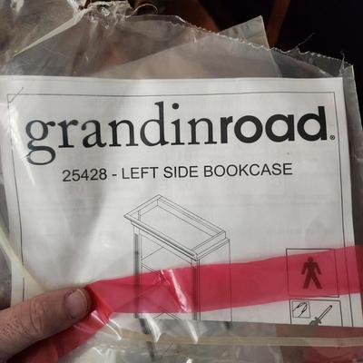 Grandinroad 3 Section Book Cases Ends 27x14x80 Center 44x16x84