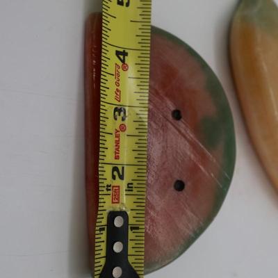 Vintage Onyx Fruit Set in Footed Bowl