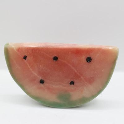 Vintage Onyx Fruit Set in Footed Bowl