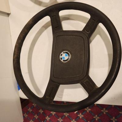 2 Vintage BMW Sterring Wheels