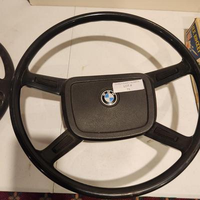 2 Vintage BMW Sterring Wheels