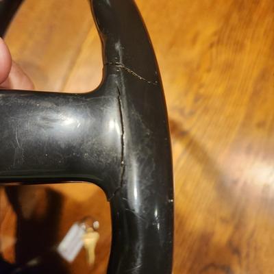 2 Vintage BMW Sterring Wheels