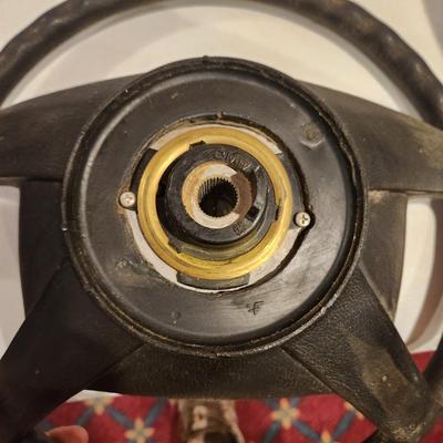 2 Vintage BMW Sterring Wheels