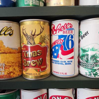 5 Shelves Beer can Collection Bar Man Cave Decor lot 79