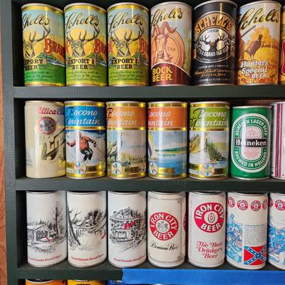 5 Shelves Beer can Collection Bar Man Cave Decor lot 79