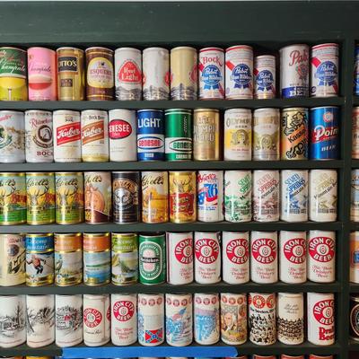 5 Shelves Beer can Collection Bar Man Cave Decor lot 79