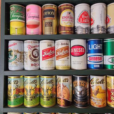 5 Shelves Beer can Collection Bar Man Cave Decor lot 79