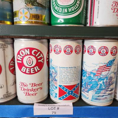 5 Shelves Beer can Collection Bar Man Cave Decor lot 79