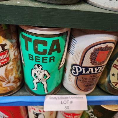 5 Shelves Beer can Collection Bar Man Cave Decor lot 80