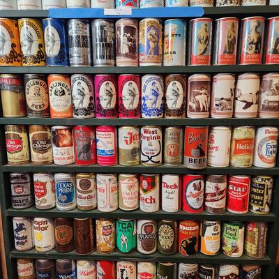 5 Shelves Beer can Collection Bar Man Cave Decor lot 80