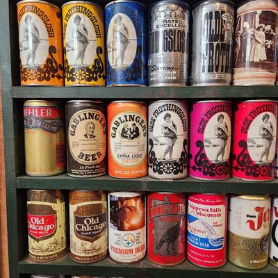 5 Shelves Beer can Collection Bar Man Cave Decor lot 80