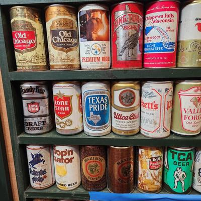 5 Shelves Beer can Collection Bar Man Cave Decor lot 80