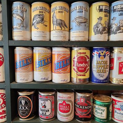 5 Shelves Beer can Collection Bar Man Cave Decor lot 82