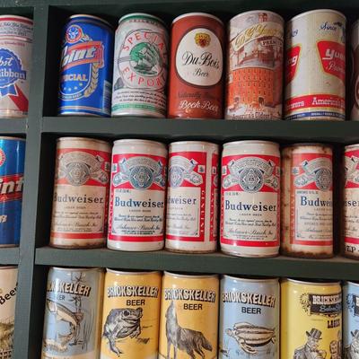 5 Shelves Beer can Collection Bar Man Cave Decor lot 82